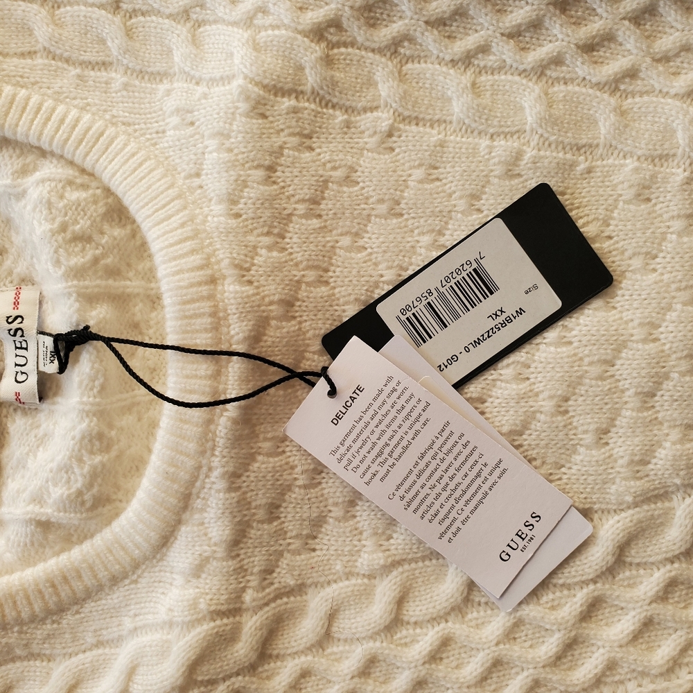 GUESS "Braya" Cable Knit Sweater - Picture 6 of 6